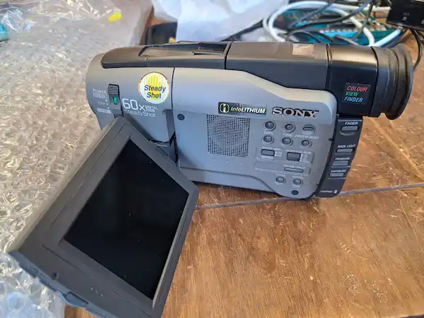 Caméscope réparé